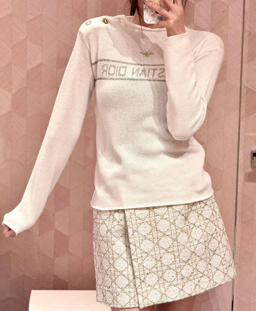 迪奥 新款  白金限定款针织衫(MM) 商品图7