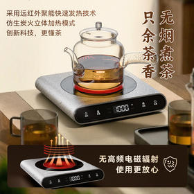 金灶CH-92电陶炉新款围炉煮茶器玻璃陶瓷茶壶茶炉小型煮茶炉家用