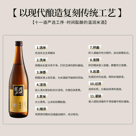 花田巷子 | 长安桂 酒精度6%vol 720ml×6瓶 商品图3