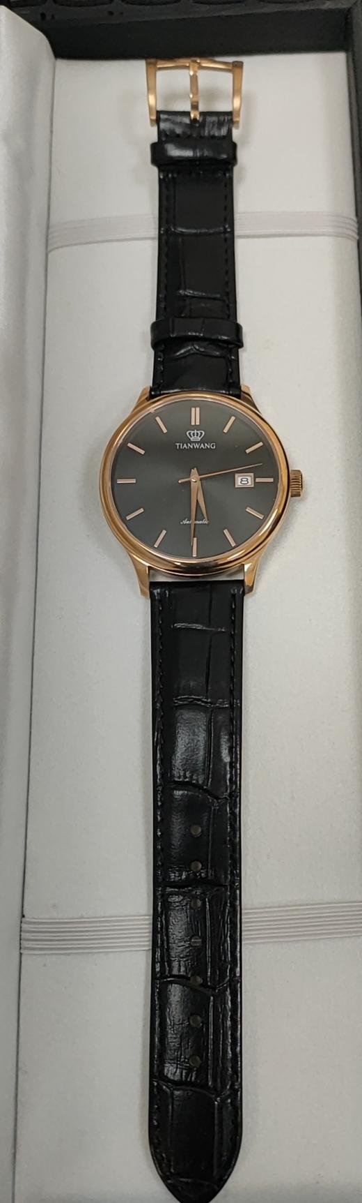 TWTC1609525 天王TIAN WANG 【情侣推荐】天王复古时尚情侣表休闲皮带自动机械女士手表男简约 商品图0