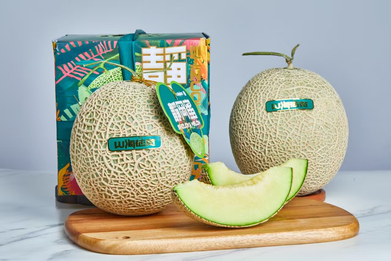 来自海南昌江静冈蜜瓜 原种引进 跨越山海