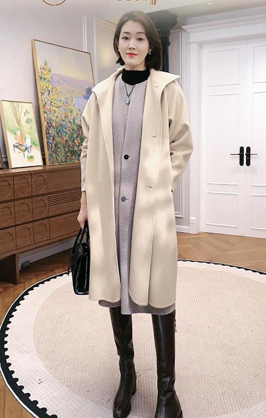 火桐hooton 驼绒绢丝羊毛背心裙3507 商品图0