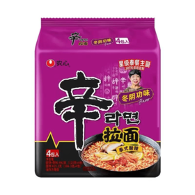 农心 辛拉面冬阴功味(中国产)120g*4 농심 신라면똠얌꿍맛(중국산)120g*4