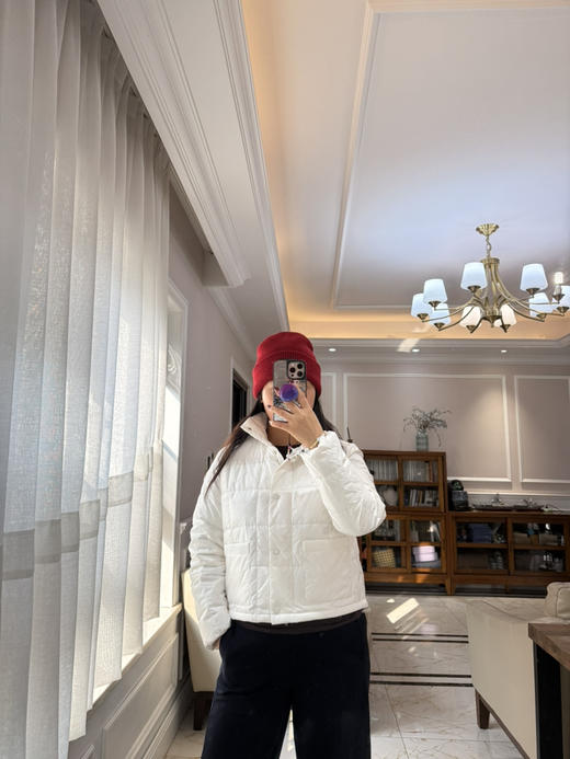 帮工厂亏清 别退换 忙可白色 鹅绒轻羽绒 短款 3码适合135以内 商品图13