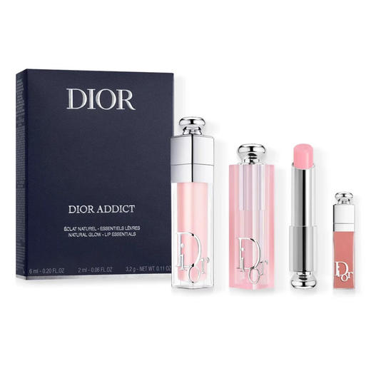 【保税仓直发】Dior迪奥唇部三件套正装变色唇膏3.2g#001+正装丰唇蜜6ml#001+小样丰唇蜜2ml#038『此链接商品请分开拍单-单独下单』 商品图2