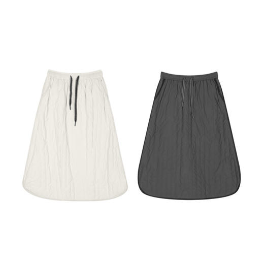 【出游季特价】ACMEITEM爱棵米 女士夹棉长裙半身裙GAG2370716G 商品图4