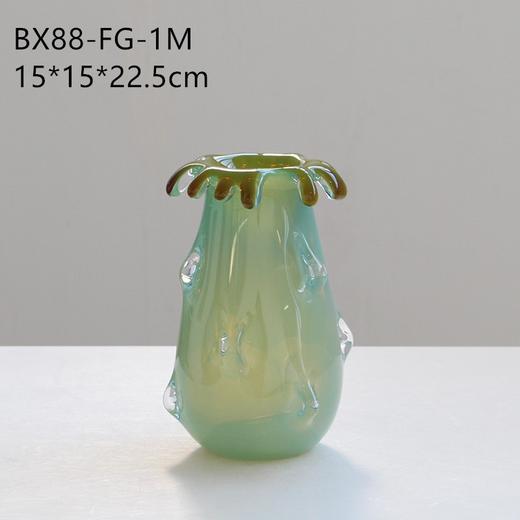 碧轩厚重不规则玻璃花瓶水培花器家居软装饰品创意工艺品批发 商品图5