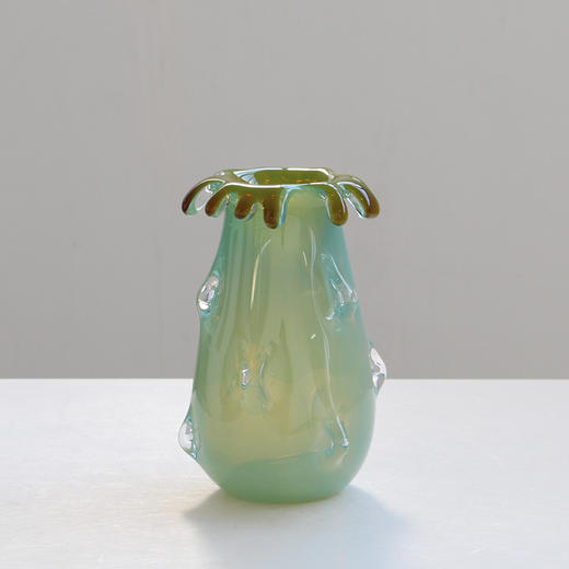 碧轩厚重不规则玻璃花瓶水培花器家居软装饰品创意工艺品批发 商品图2