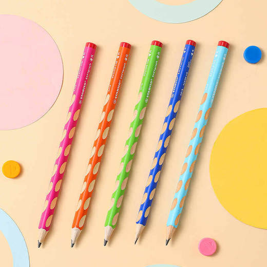 德国stabilo思笔乐洞洞铅笔322儿童幼儿园正姿初学者小学生练字专用无毒加粗 商品图4