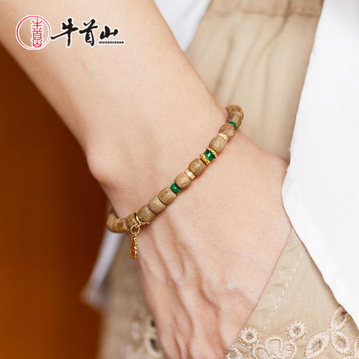 牛首山文创沉香系列珠串文化创意手环南京文创爆款手串纪念品手链 商品图2