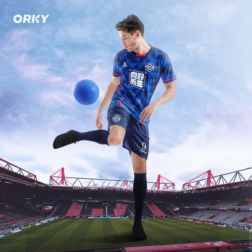 ORKY沃恺足球服套装男成人运动训练服短袖球衣定制长袖队服比赛服 商品图6