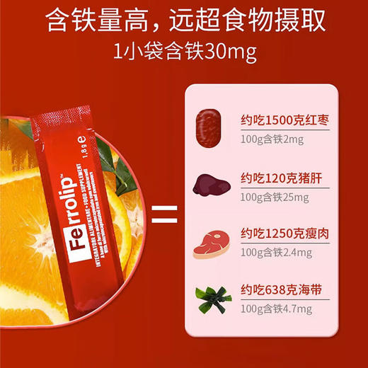 意之宝 补铁粉剂 20袋/盒 商品图1