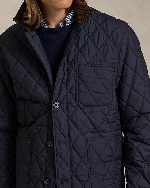 马球 经典老钱风工装菱格复古棉服夹克外套 特惠 PT-1198 商品图7