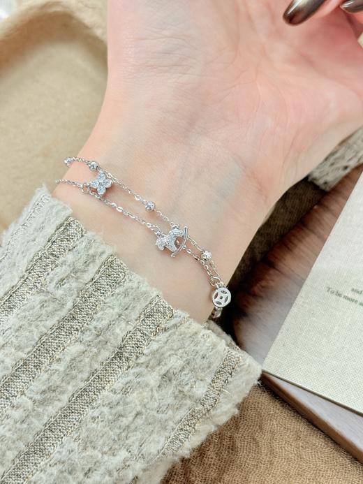 【足银|新年限定】卡蒂罗KADER 马上好运双层手链/马上来财双层手链 新中式经典生肖可爱小马本命年平安轻奢通勤百搭显白小众原创设计拼接链 商品图8