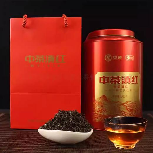 中茶滇红 凤庆特级大叶种工夫红茶600g散茶铁罐中粮云南茶叶 商品图1
