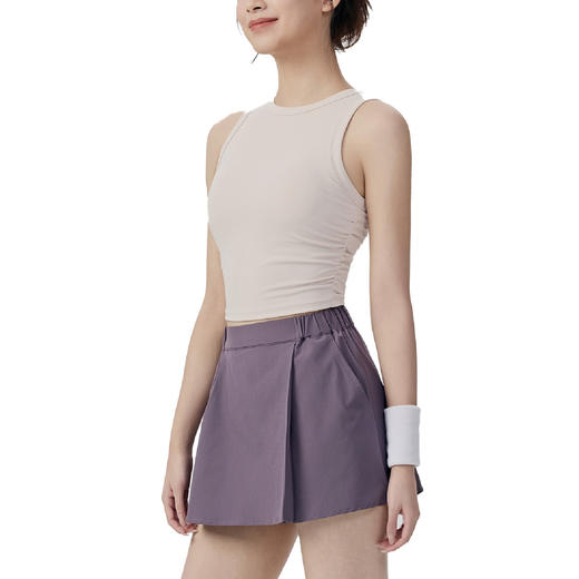 【限时秒】YOGACODE【火树银花系列】网球套装女裸感运动健身套装防走光透气休闲两件套DWK116049+116050 商品图4