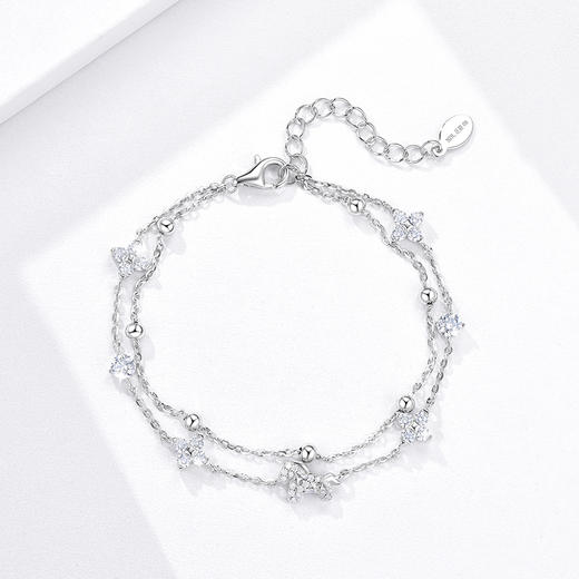 【足银|新年限定】卡蒂罗KADER 马上好运双层手链/马上来财双层手链 新中式经典生肖可爱小马本命年平安轻奢通勤百搭显白小众原创设计拼接链 商品图4