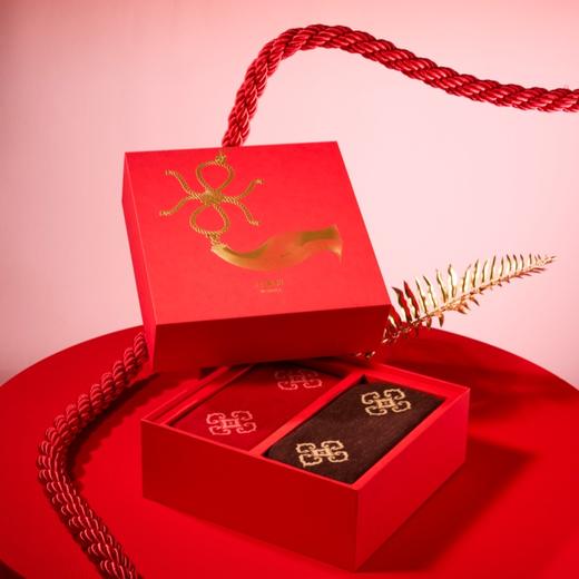 万事利 好事成双【嘉和】礼盒两条装 蚕丝丝绒围巾保暖外搭送礼自用 商品图0