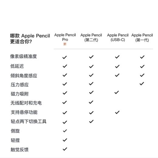 苹果 Pencil Pro 磁吸触控笔手写笔苹果笔电容笔书写绘画ipad笔 适用于iPad mini/Pro/Air 商品图6