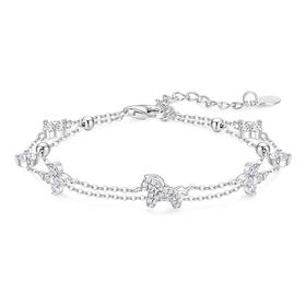 【足银|新年限定】卡蒂罗KADER 马上好运双层手链/马上来财双层手链 新中式经典生肖可爱小马本命年平安轻奢通勤百搭显白小众原创设计拼接链