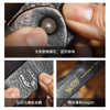 马登工装美式复古黄铜扣头皮带头层牛皮腰带单针真皮裤腰带男款 商品缩略图3