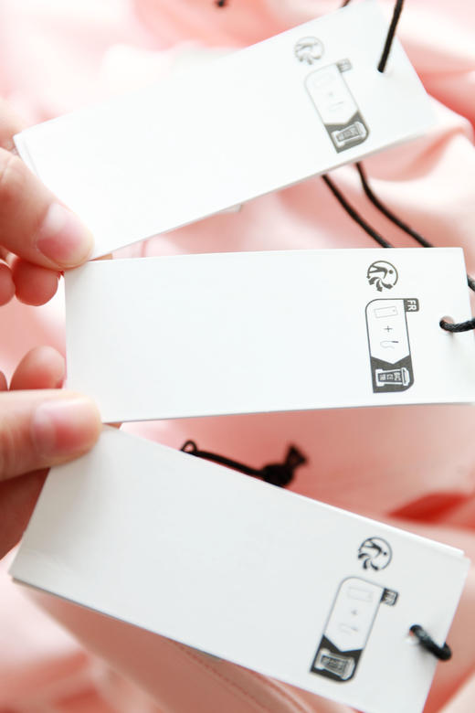 pink字母tee，法式复古设计。正肩宽松全棉粉色情侣款t恤C123158 商品图12