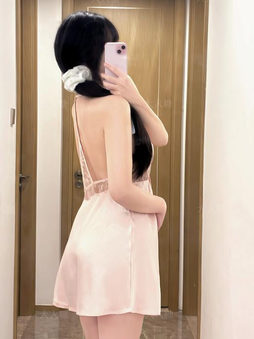 情趣内衣上新「栀叙」💐纯欲透视蕾丝 | 性感高开叉 | 质感光泽缎面 | 𝟙𝟡元换购性感内裤（bobo好友专用） 商品图9