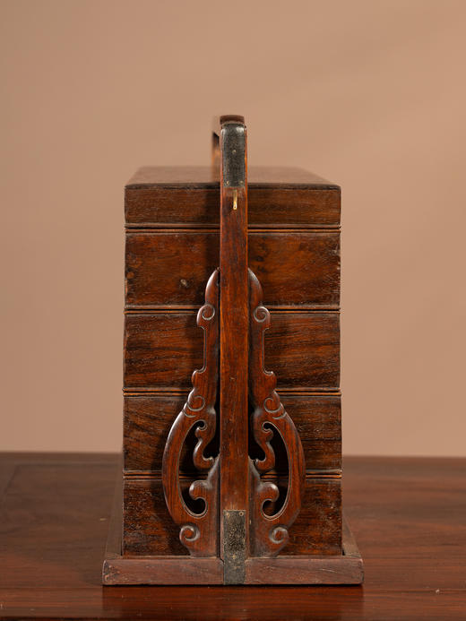 清	黄花梨四撞提梁盒 商品图4