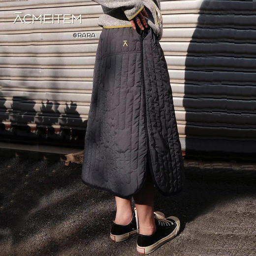 【出游季特价】ACMEITEM爱棵米 女士夹棉长裙半身裙GAG2370716G 商品图2