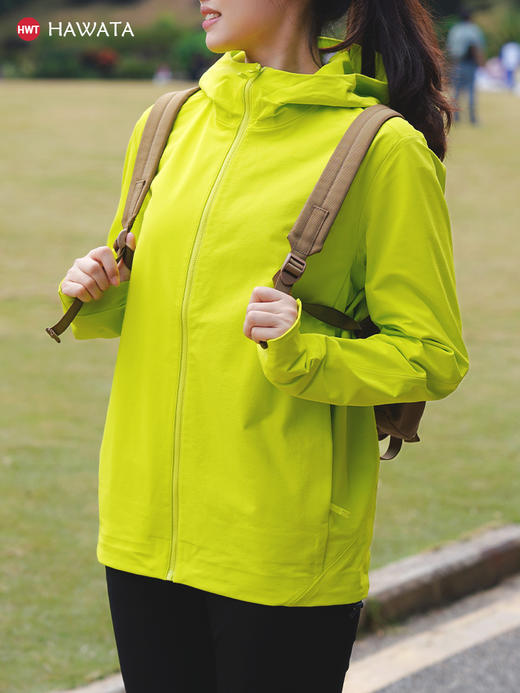 哈瓦塔（简洁）贴合软壳冲峰衣（男女同款）H350177 商品图3