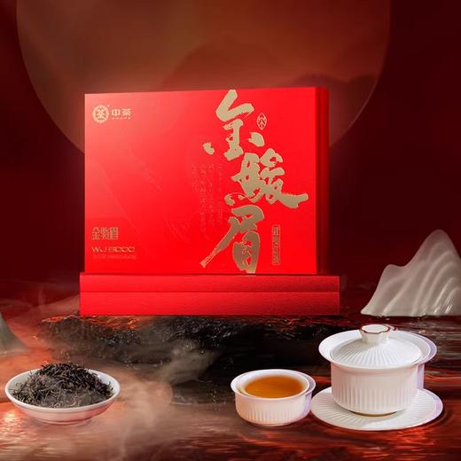中茶武夷山金骏眉红茶叶礼盒送礼 年货伴手礼品 WJ3000礼盒100g 商品图4