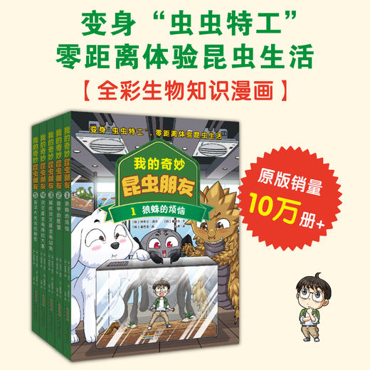 我的奇妙昆虫朋友 5册 全彩生物知识漫画  昆虫版《解忧杂货店》 商品图0