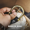 马登工装美式复古黄铜扣头皮带头层牛皮腰带单针真皮裤腰带男款 商品缩略图2