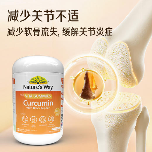 Nature’s Way澳萃维成人姜黄素软糖50粒 商品图3