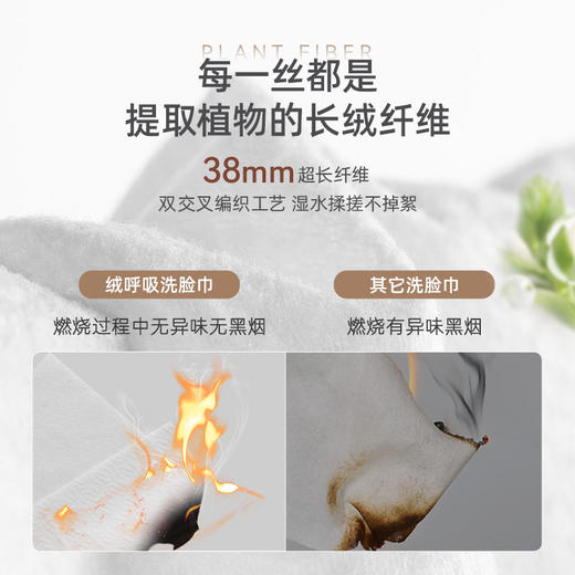 绒呼吸 洗脸巾一次性悬挂式洁面柔巾擦脸卸妆加厚加大【该商品不支持用券】 商品图2