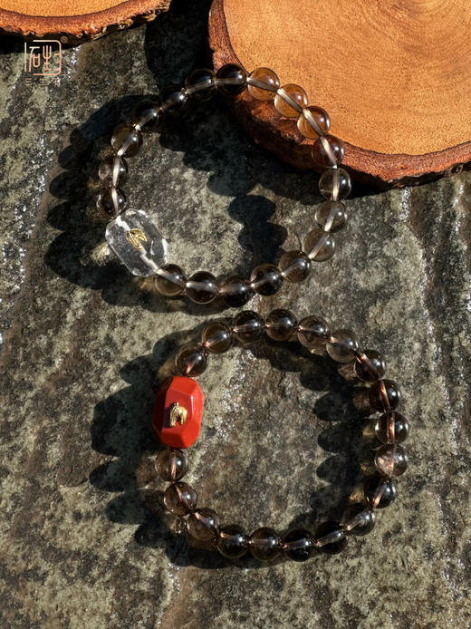 【三生石·马语者】平安健康茶水晶手链 商品图3