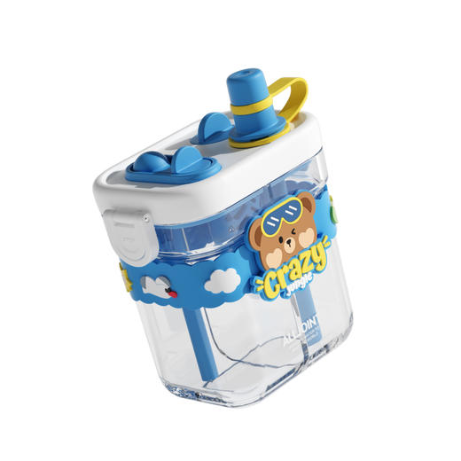 【632优选】优仅 ALL-JOINT BB40-C5 疯狂丛林双仓杯—小熊（蓝白）-SH1156 商品图2