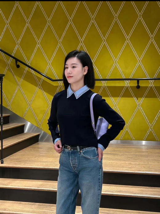 古驰 新品 假两件羊毛针织衫(MM) 商品图0