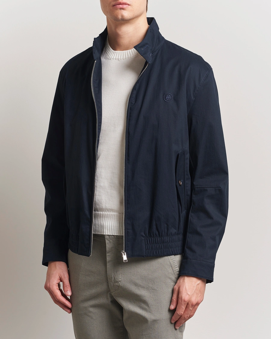 H.B 春秋款 男士棉质混纺哈林顿夹克 WT950