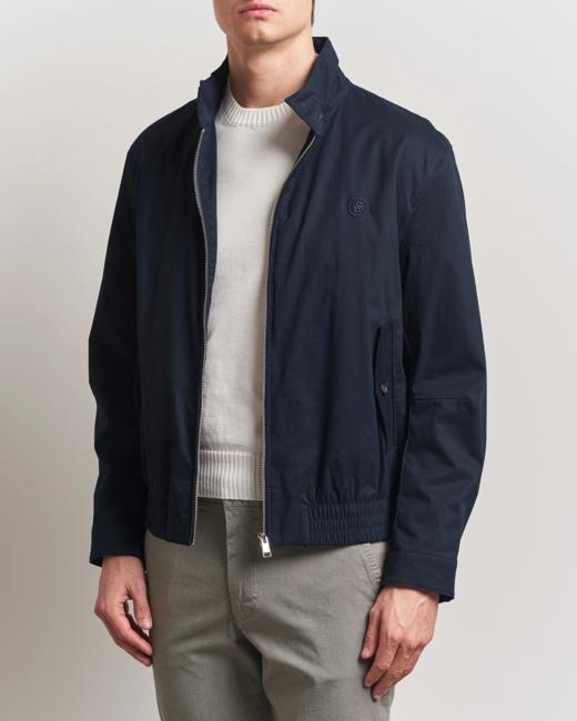 H.B 春秋款 男士棉质混纺哈林顿夹克 WT950 商品图0