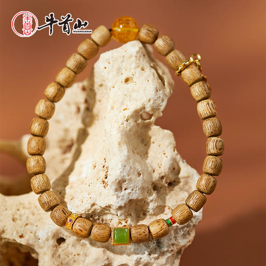 牛首山文创沉香系列珠串文化创意手环南京文创爆款手串纪念品手链 商品图4