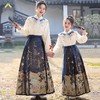 【甄选细腻透气面料❗️古典优雅小千金魅力】2026马年新年春节汉服女童马面裙套装春秋新款儿童高端织金唐装国风古装亲子装。jb 商品缩略图1