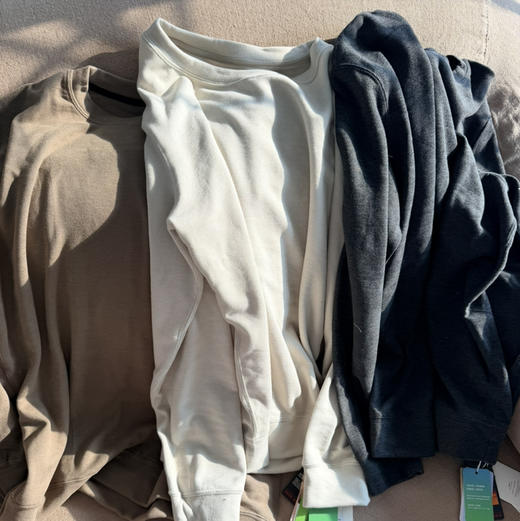 柔柔软软糯糯男女同款弹力打底衫，抗起球莱赛尔超细手感细腻舒适柔软糯手感 商品图13