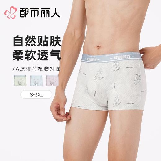 都市丽人内裤男士内裤40S棉拉架内裤棉平角内裤明筋内裤FKCG05 商品图0