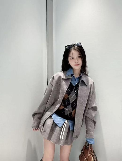 特价出！敲好性价比 miu家高级灰毛呢夹克外套！ 商品图7