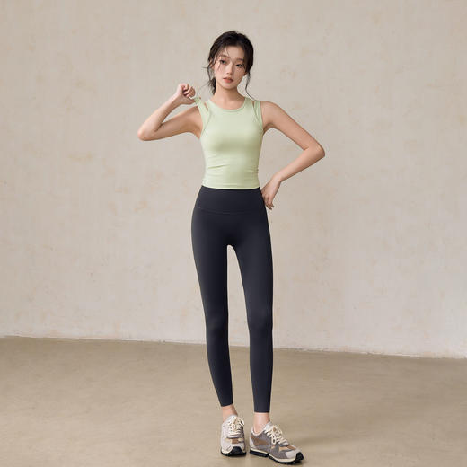 【限时秒】YOGACODE【火树银花系列】瑜伽背心带胸垫假两件收副乳运动背心跑步防震聚拢DSG436-X 商品图4