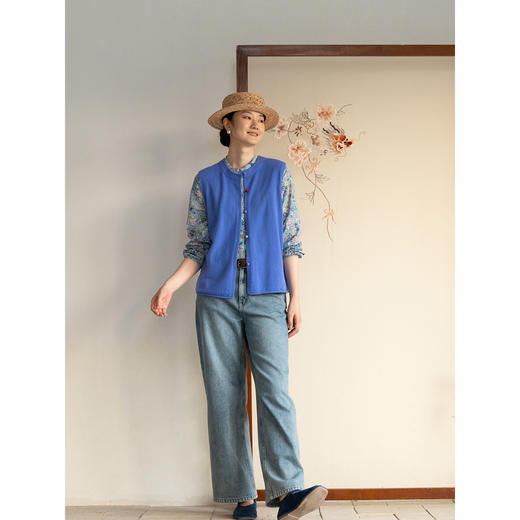 牧衣游原创阿尔巴斯纯山羊绒毛织马夹 福利款 森语不支持会员折 商品图3