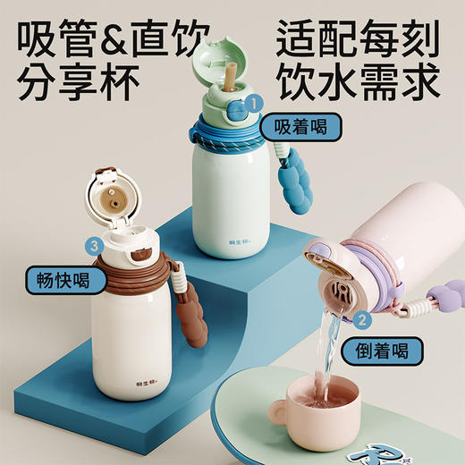 【316保温杯】拿在手里直接美出圈  200ml杯盖，可以当小水杯用316不锈钢锁温 冰饮/热水四季通吃 商品图1