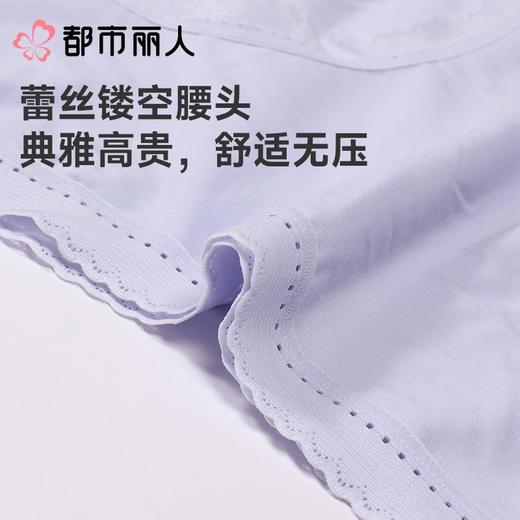 都市丽人内裤红品女士内裤50支棉内裤棉质内裤舒肤棉LKC5A601 商品图5