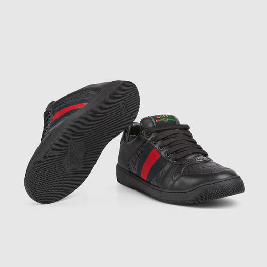 【一】GUCCI 古驰 男士Screener系列休闲运动鞋 黑色 798785 AADU0 1074 商品图4